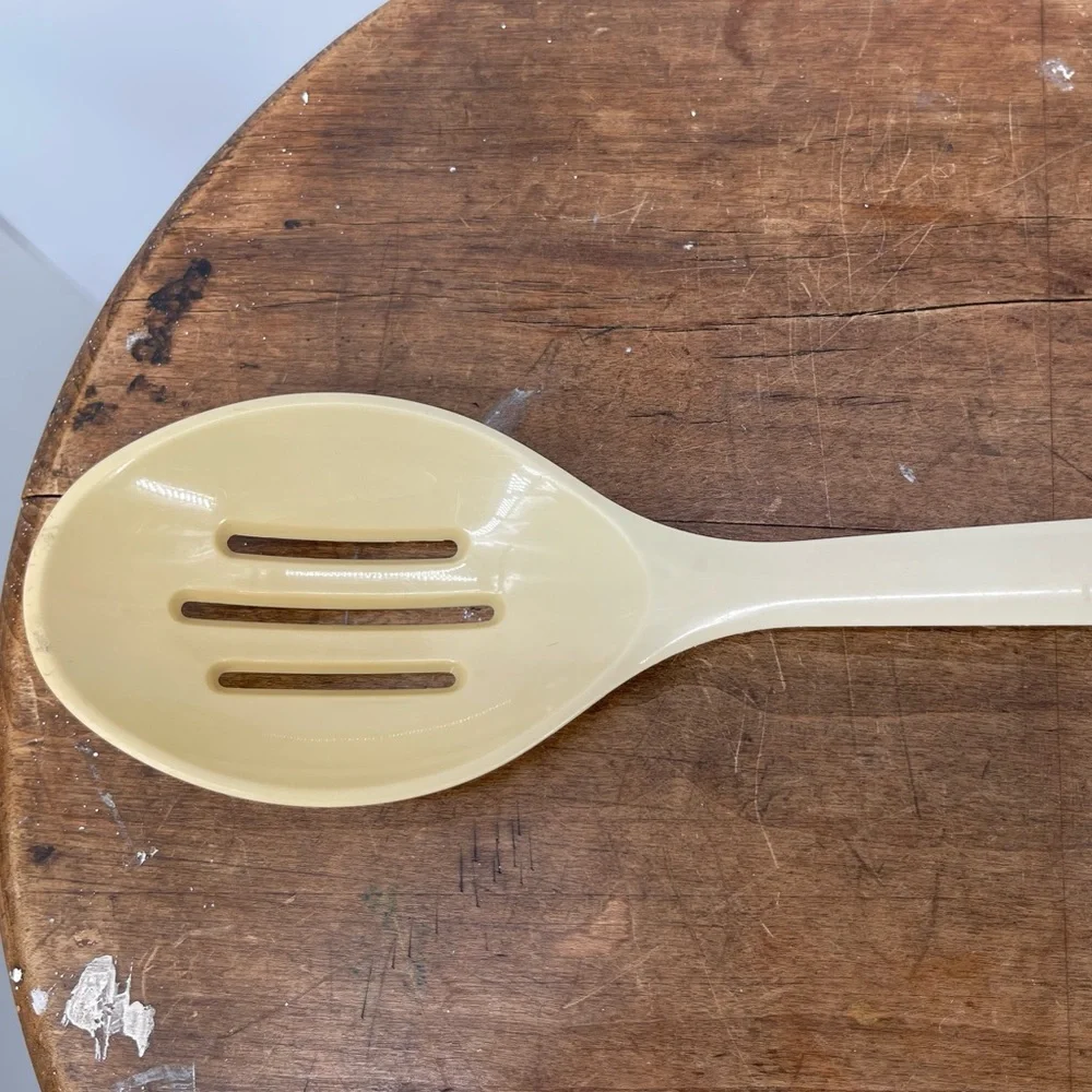 Vintage Slotted Serving Spoon - Durable Kitchen Utensil made in USA 1815-2